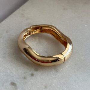 Golden Wave Bangle
