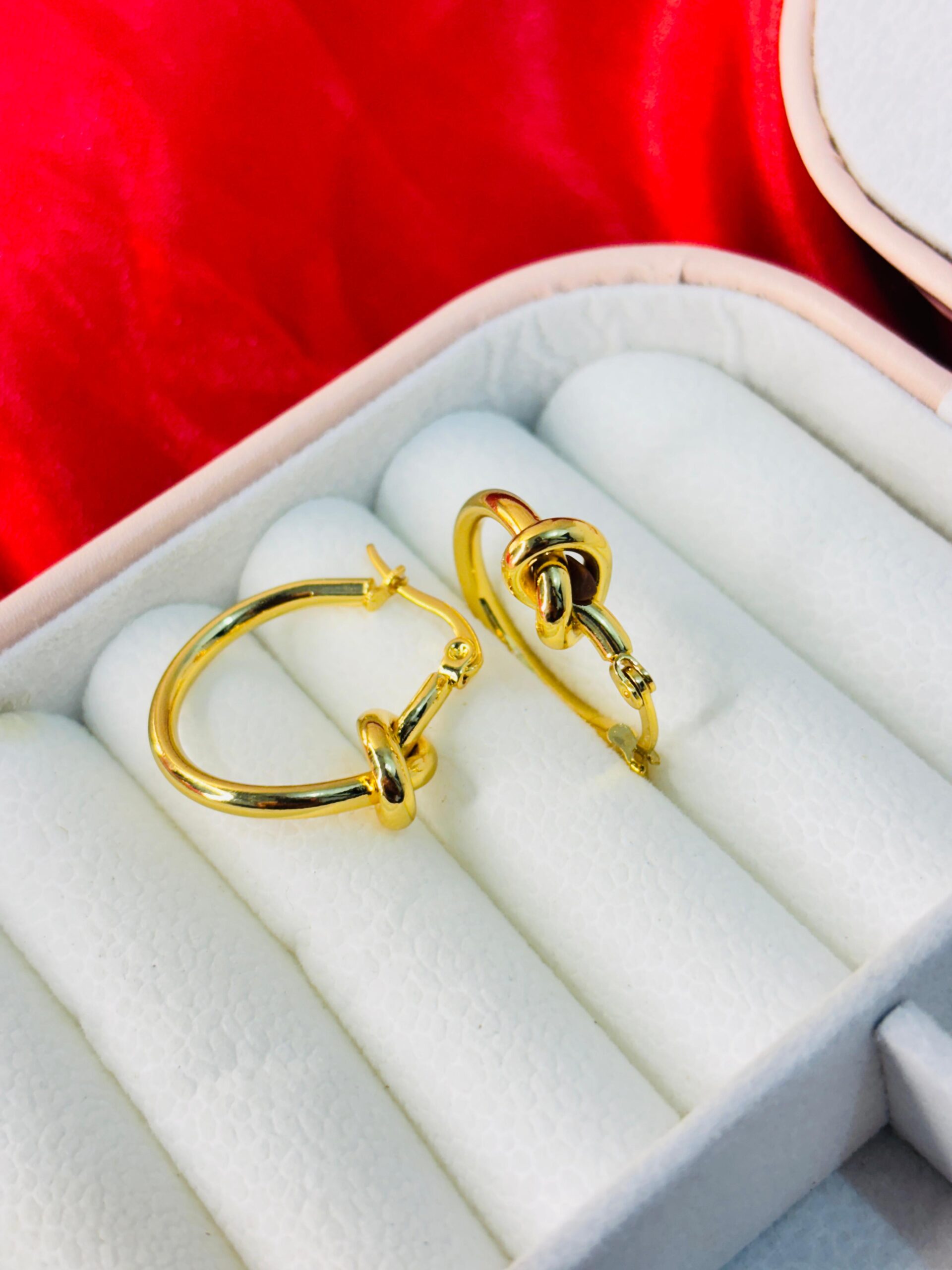 Eternal Knot Gold Studs